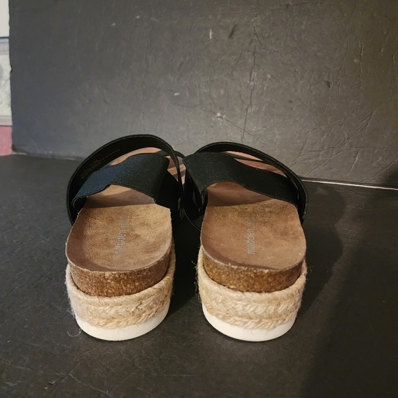 Madden Girl Black Cassie Espadrille Sandals Size 11M NWOB - Picture 4 of 9